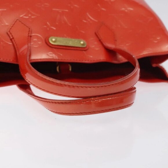 LOUIS VUITTON Monogram Vernis Wilshire PM Bag Orenge Sunset - Picture 6 of 15